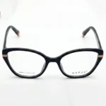 Elegant Black Cat-Eye Eyeglasses