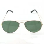 Classic Green Aviator Sunglasses