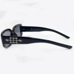 Classic Black Square Sunglasses - Image 2