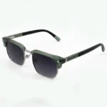 Stylish Green Rectangular Sunglasses - Image 3