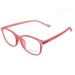 Stylish Pink Rectangular Eyeglasses - Image 3