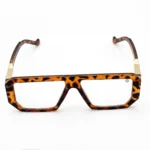 Bold Tortoiseshell Rectangular Eyeglasses